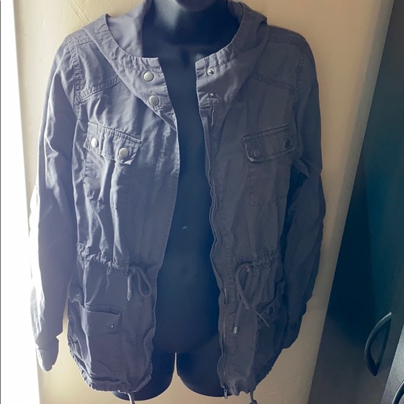 Gray anorak jacket - Picture 1 of 5